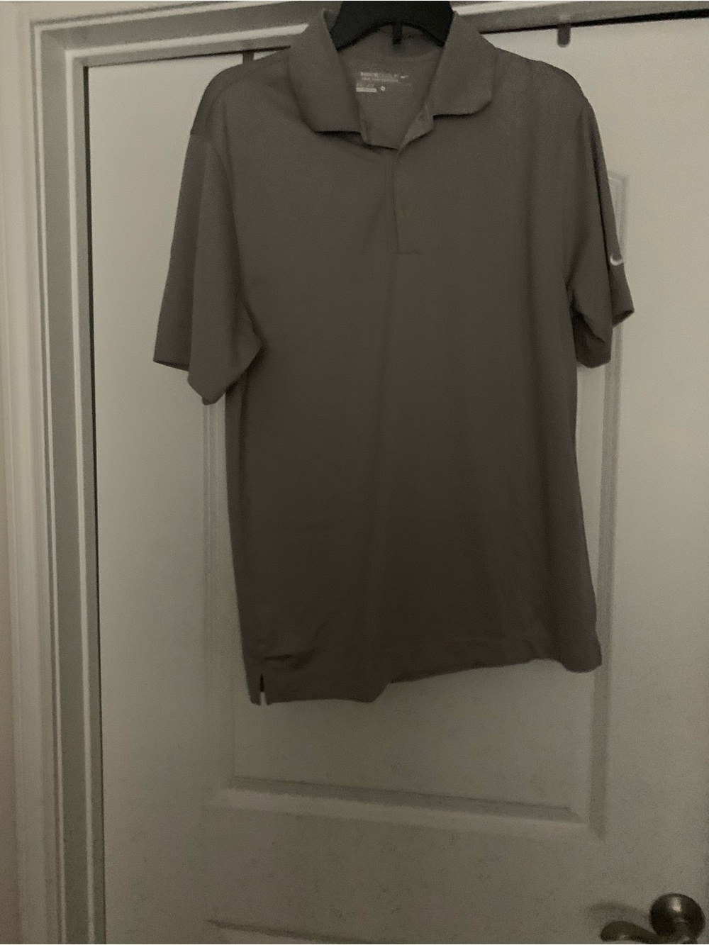 Nike Men’s Grey Dri-Fit Nike Collared Polo Size Small